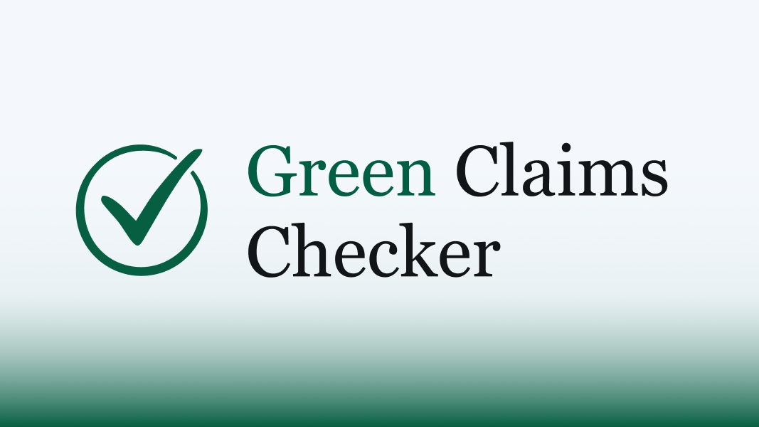 Green Claims Checker